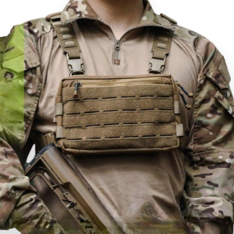 Compact chest rig