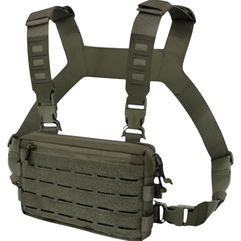 Compact chest rig
