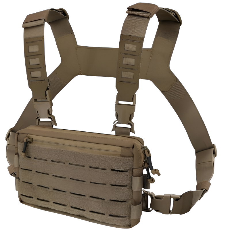 Compact chest rig