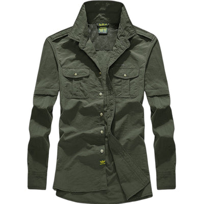 Convertible military shirt
