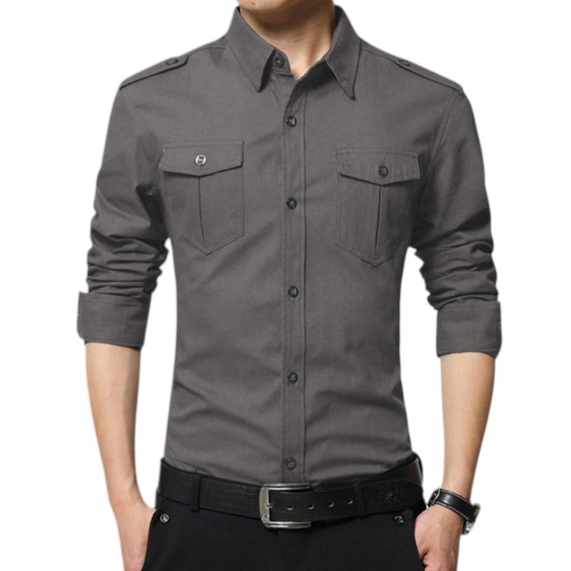 Convertible military shirt