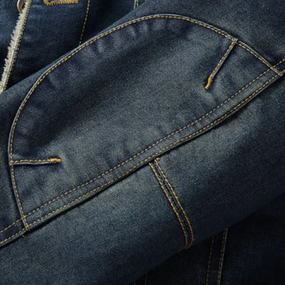 Denim Jacket Military Style