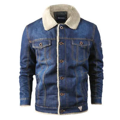 Denim Jacket Military Style