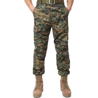 Digital camouflage trousers