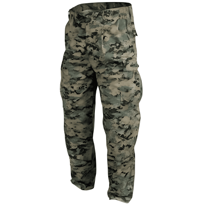 Digital camouflage trousers