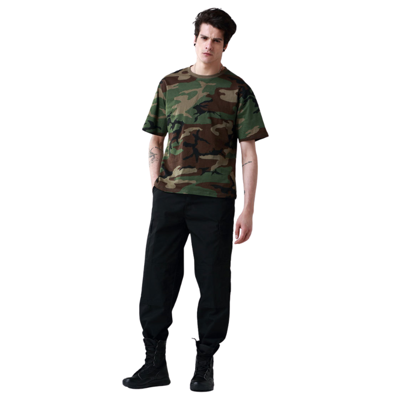 Digital camouflage trousers