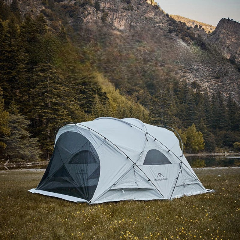 Double opening dome tent