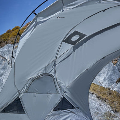 Double opening dome tent