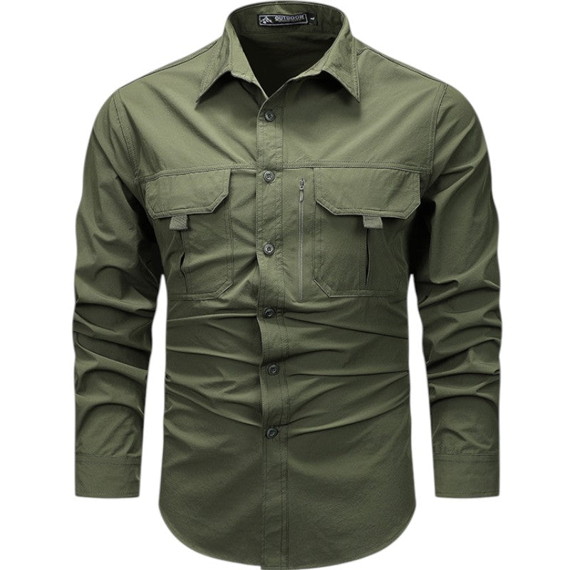 Elastic tactical shirt