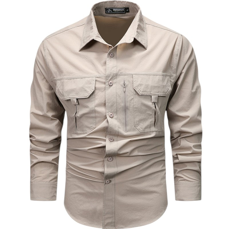 Elastic tactical shirt