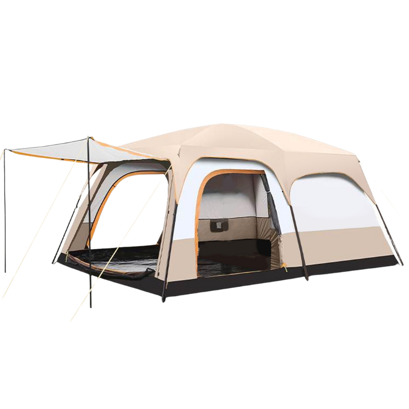 Family tent camping