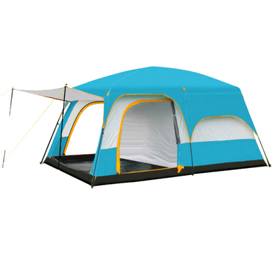 Family tent camping