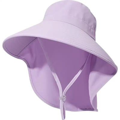 Female packable bush hat