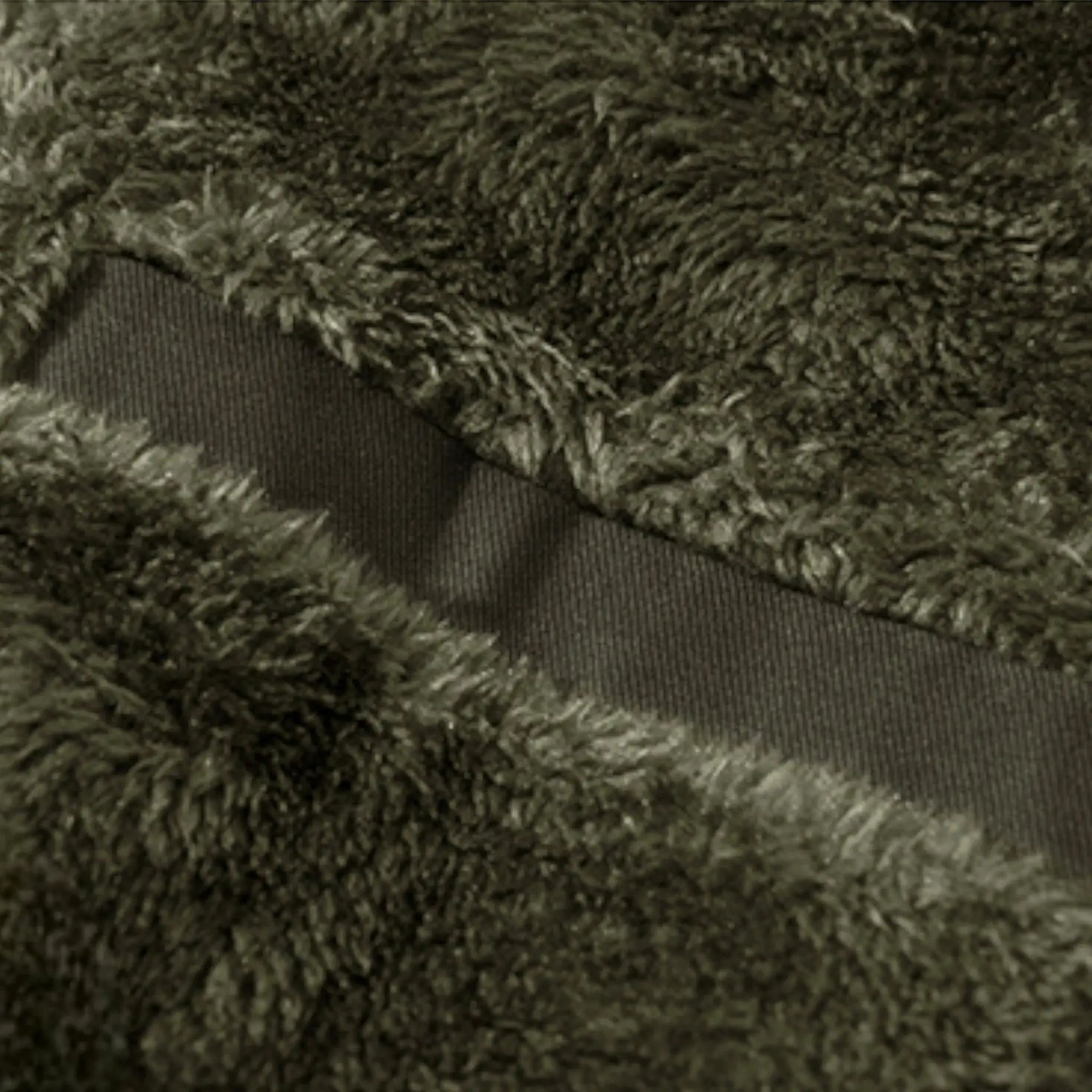 Fleece military navy jacket