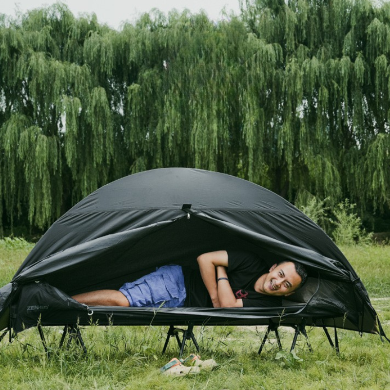 floating tent camping