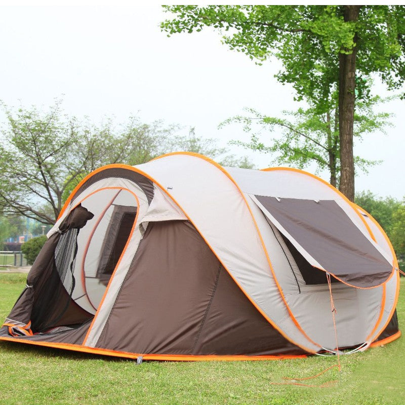 Foldable camping tent