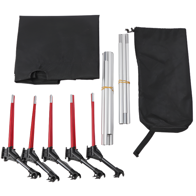 Folding bed for camping