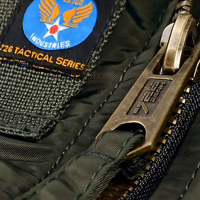 Green camo bomber jacket