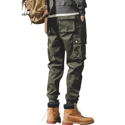 Green cargo camo pants