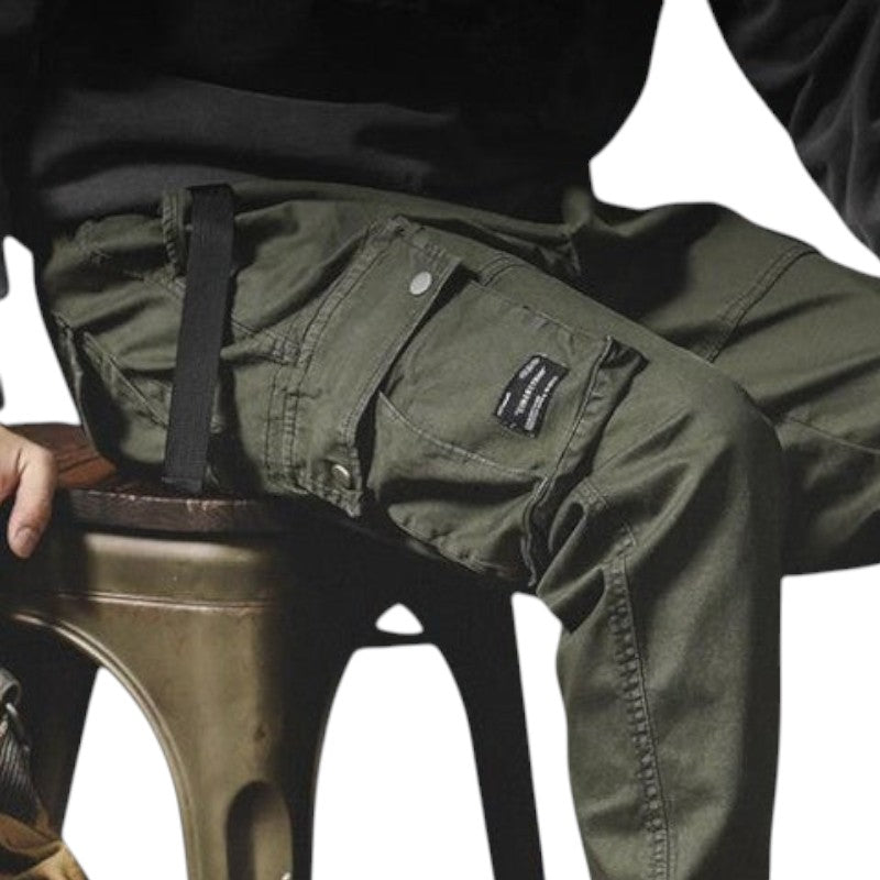 Green cargo camo pants