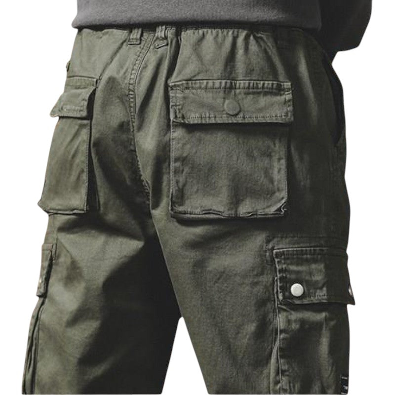Green cargo camo pants