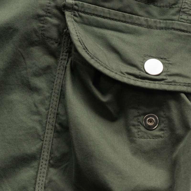Green cargo shorts mens