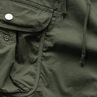 Green cargo shorts mens