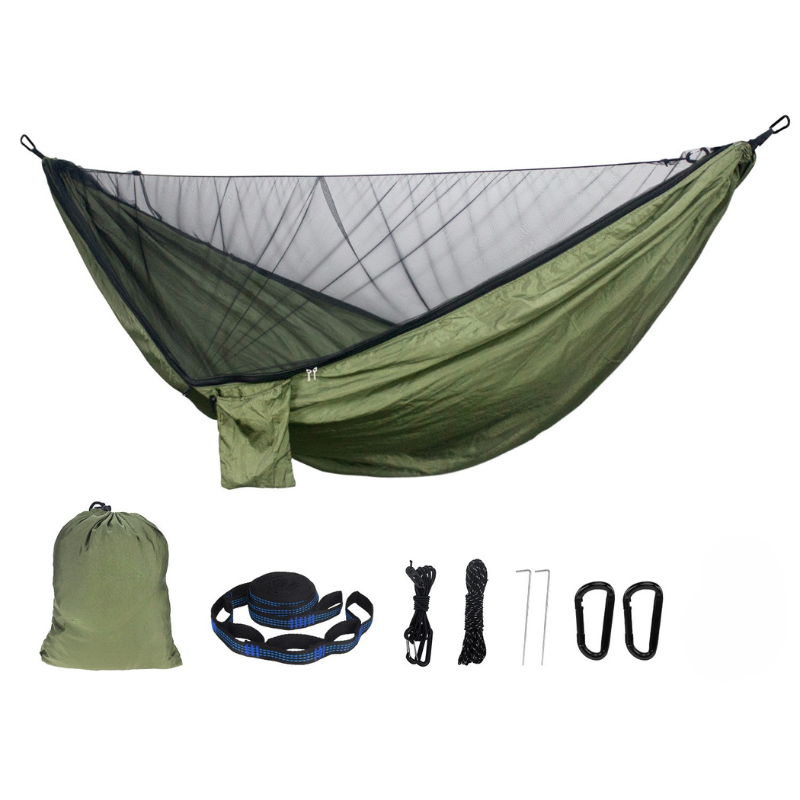 Hammock with mosquito net tent