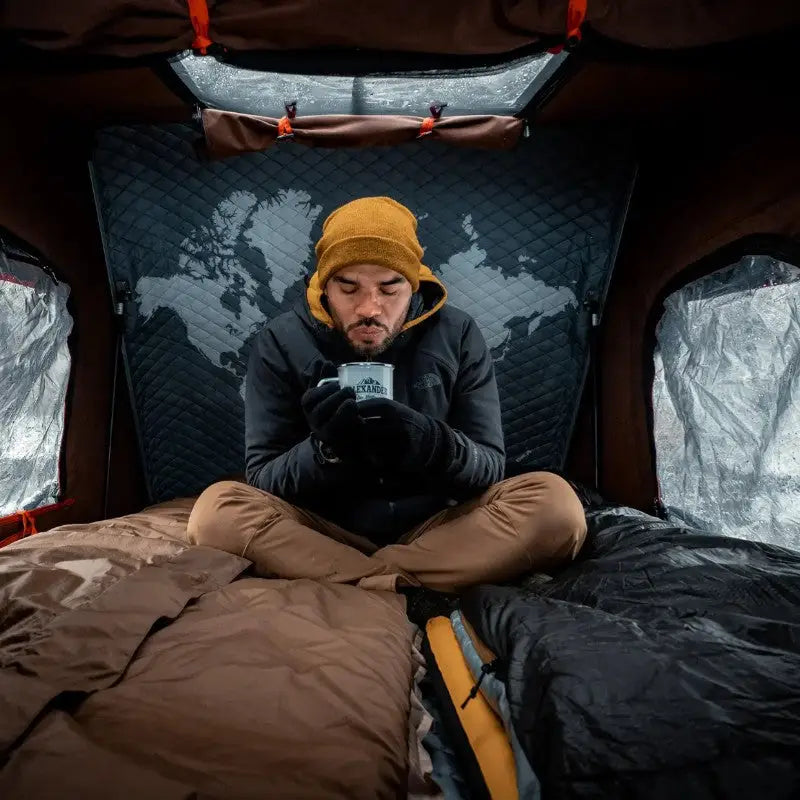 Hiking sleeping bag liner