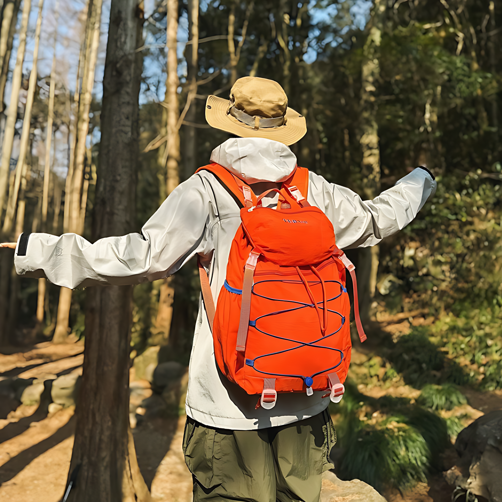 Hiking waterproof backpack