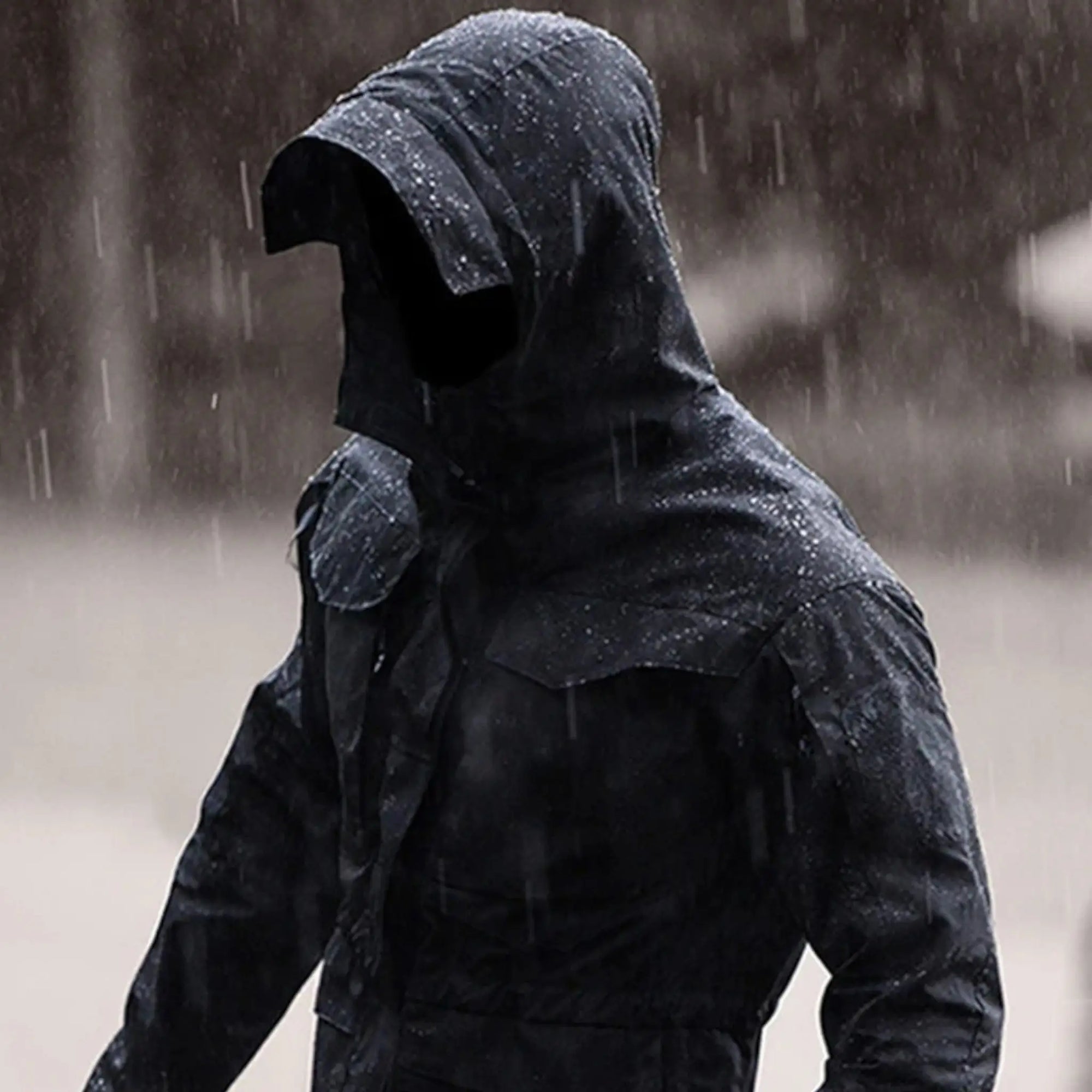 Hooded Military Jacket