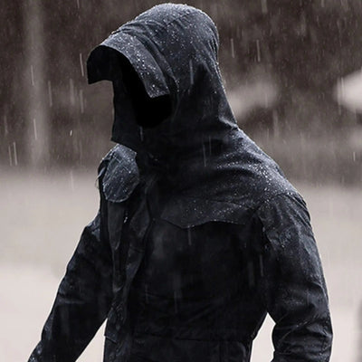 Hooded Military Jacket