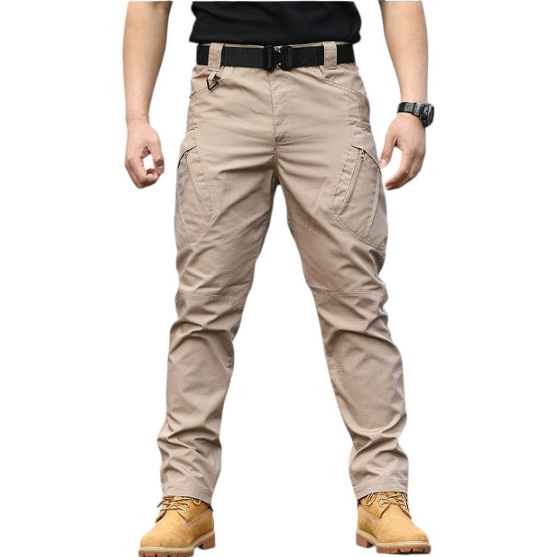 Khaki combat trousers