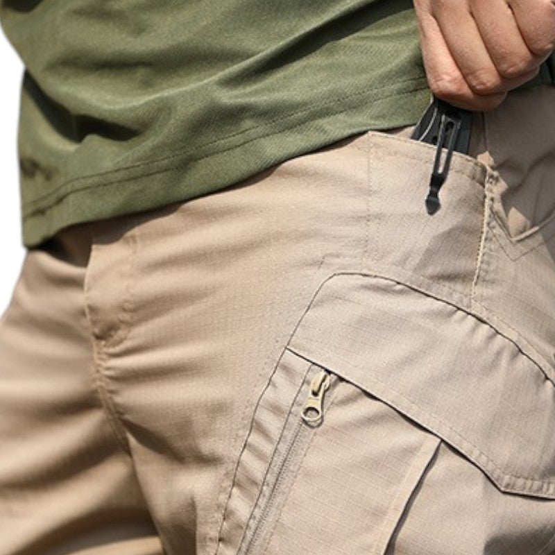 Khaki combat trousers