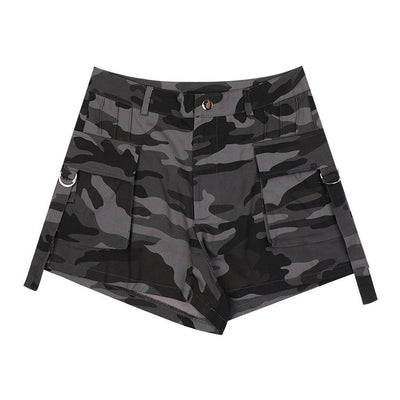 Ladies Camo Cargo Shorts
