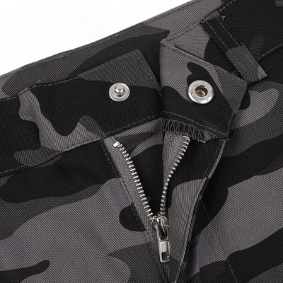 Ladies Camo Cargo Shorts