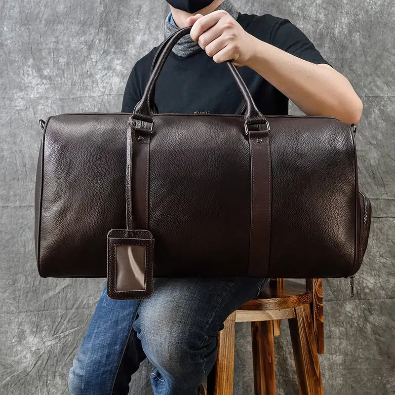 Leather Duffle Bags for Men