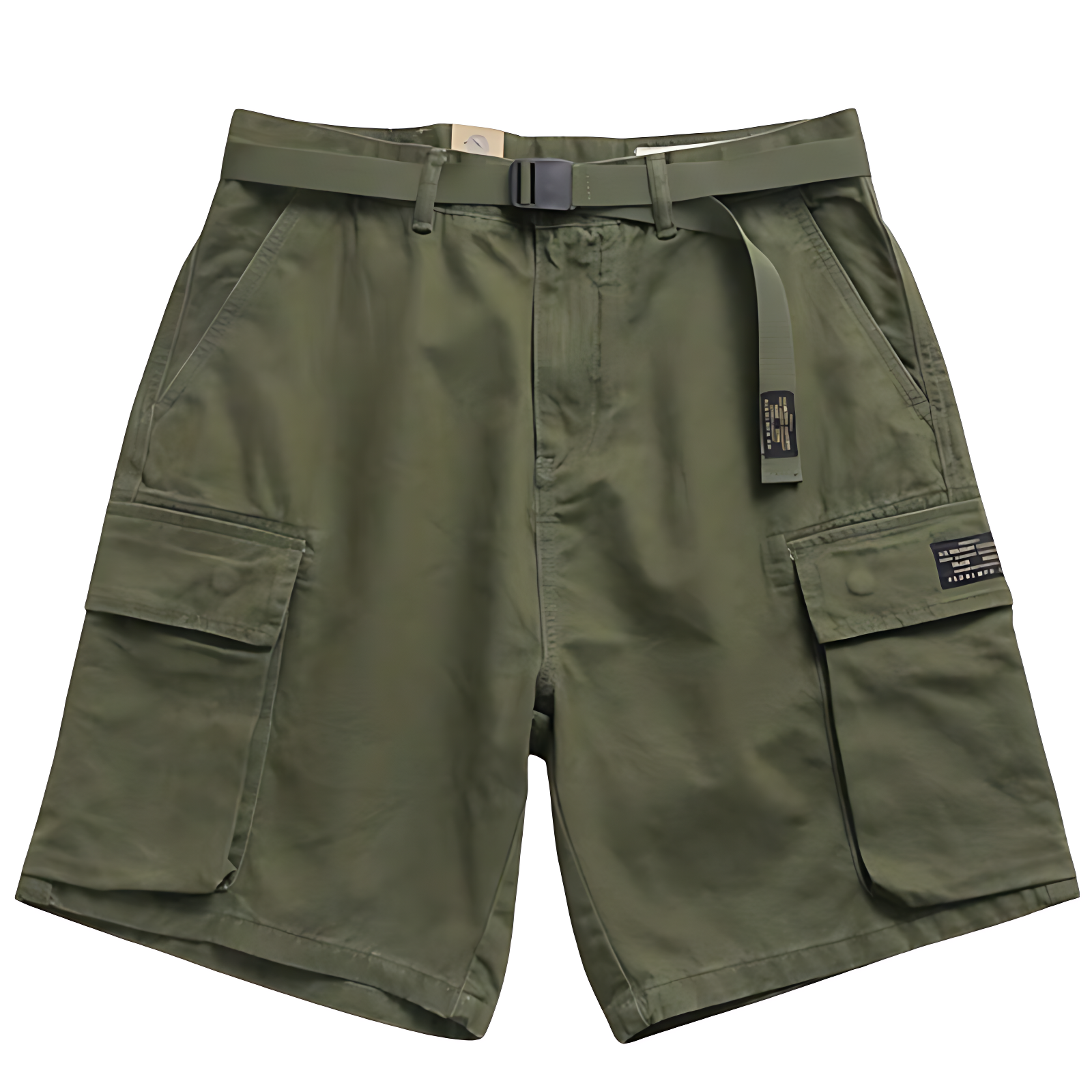 Men’s belted cargo shorts