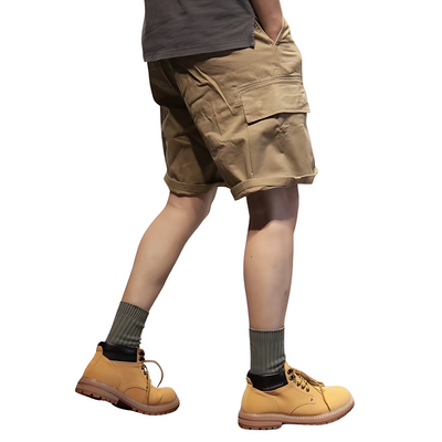 Men’s belted cargo shorts