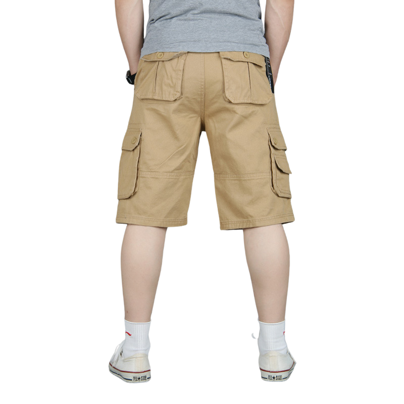 Mens cotton cargo shorts