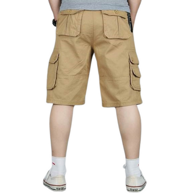 Mens cotton cargo shorts