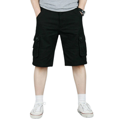 Mens cotton cargo shorts