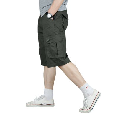 Mens cotton cargo shorts