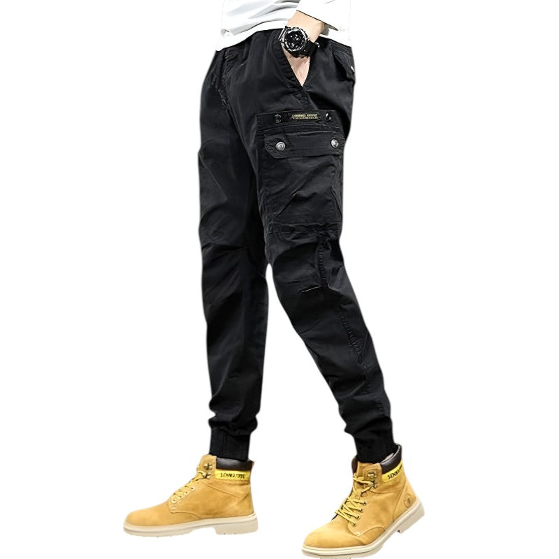 Men’s Elastic Military Cargo Pants