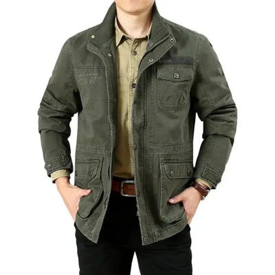 Mens khaki military jacket