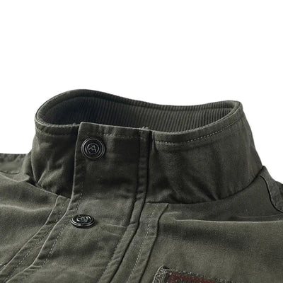 Mens khaki military jacket