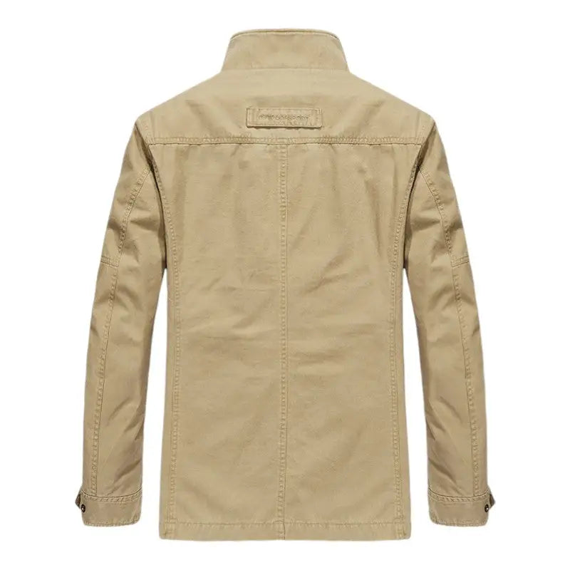 Mens khaki military jacket