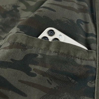 Mens khaki military jacket