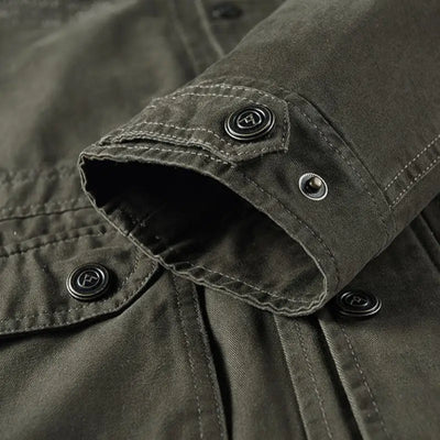 Mens khaki military jacket
