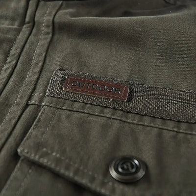 Mens khaki military jacket